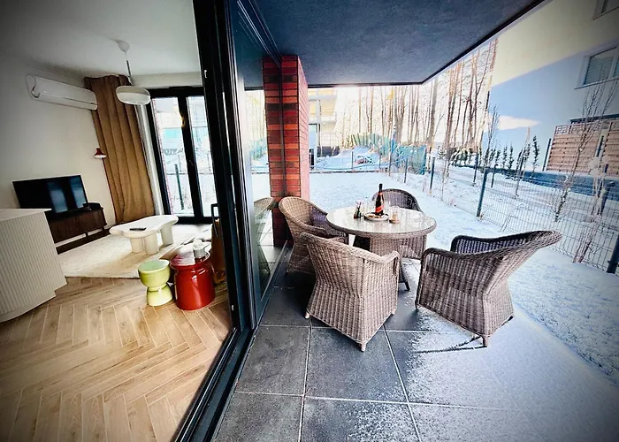 Apartament White Glove Deluxe Baltycka - Port Warminski